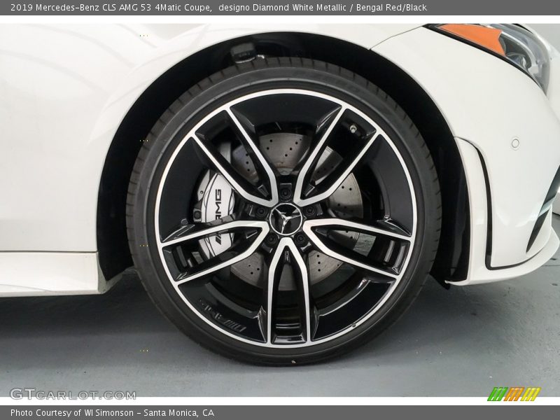 designo Diamond White Metallic / Bengal Red/Black 2019 Mercedes-Benz CLS AMG 53 4Matic Coupe