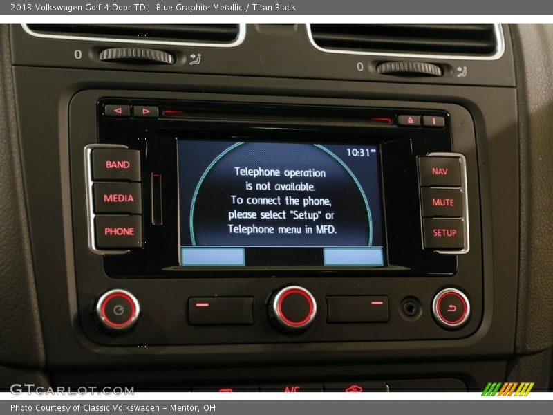 Blue Graphite Metallic / Titan Black 2013 Volkswagen Golf 4 Door TDI