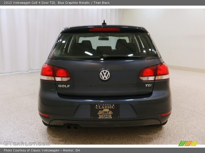 Blue Graphite Metallic / Titan Black 2013 Volkswagen Golf 4 Door TDI