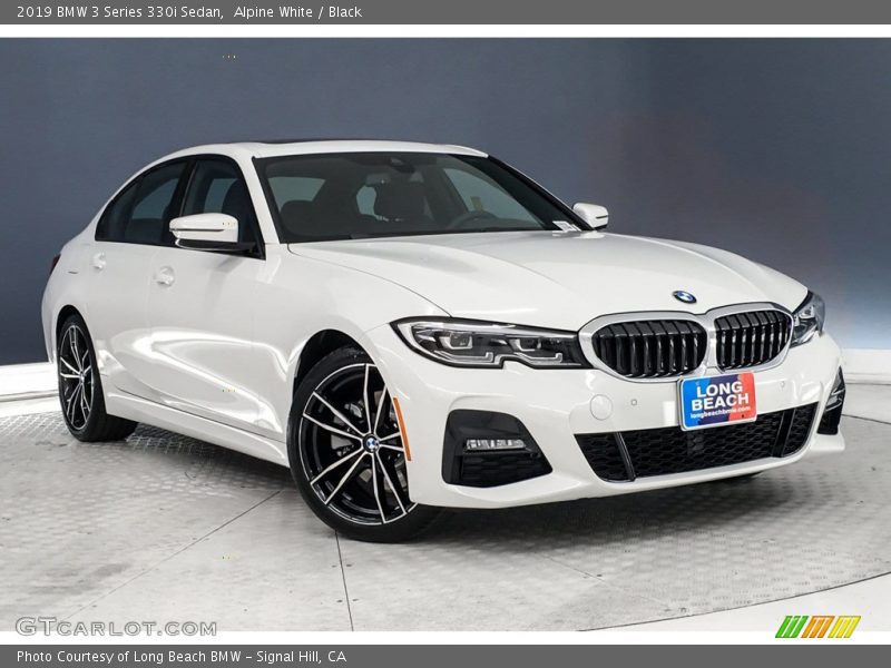 Alpine White / Black 2019 BMW 3 Series 330i Sedan