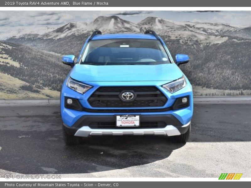 Blue Flame / Mocha 2019 Toyota RAV4 Adventure AWD