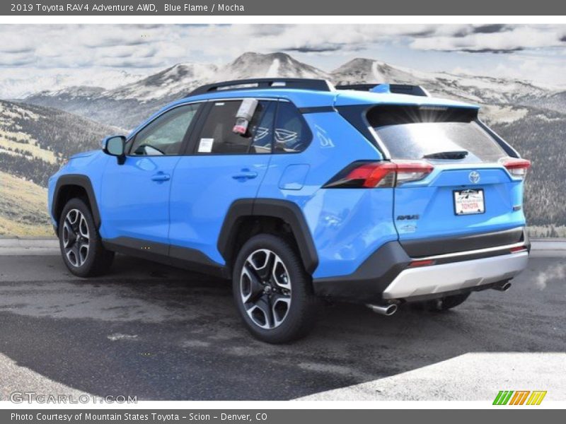 Blue Flame / Mocha 2019 Toyota RAV4 Adventure AWD