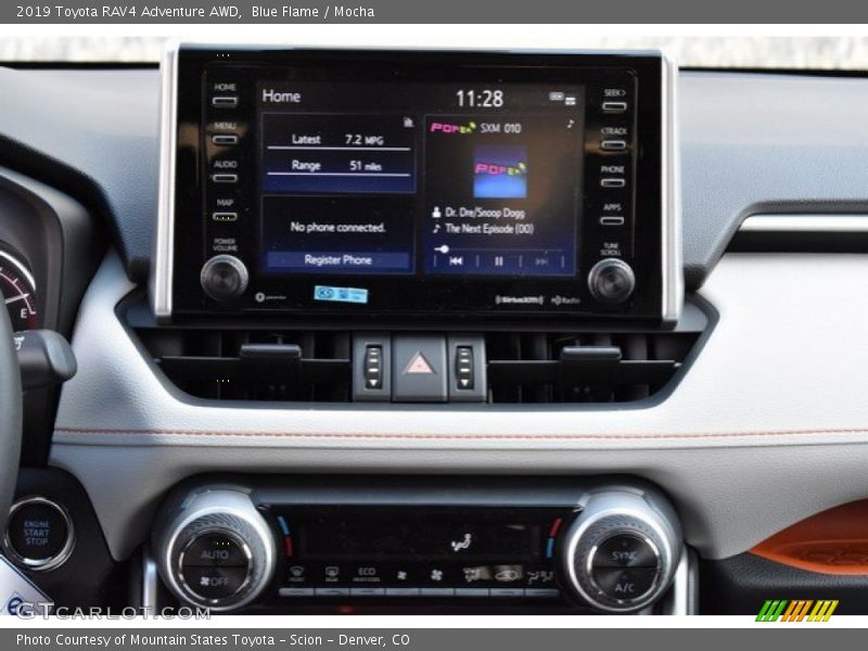 Blue Flame / Mocha 2019 Toyota RAV4 Adventure AWD