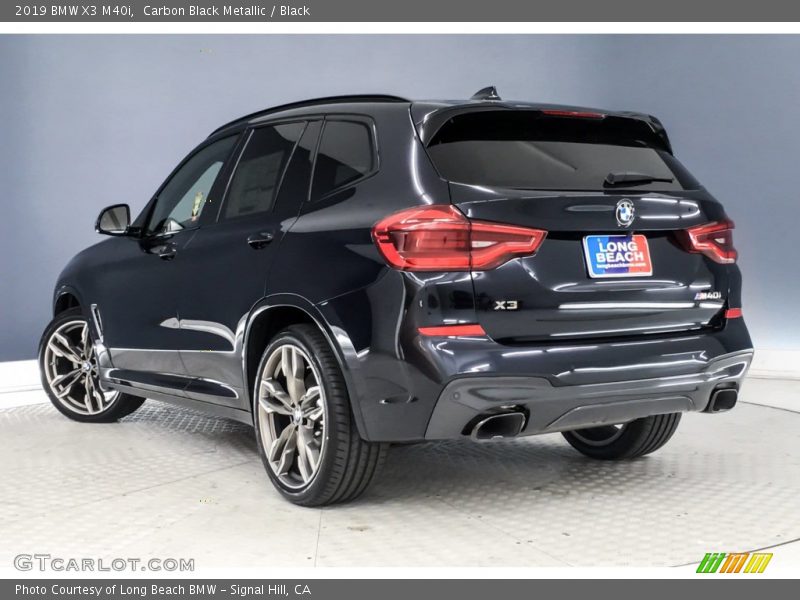 Carbon Black Metallic / Black 2019 BMW X3 M40i