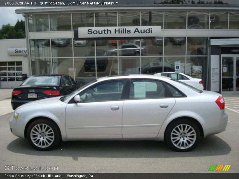 Light Silver Metallic / Platinum 2005 Audi A4 1.8T quattro Sedan