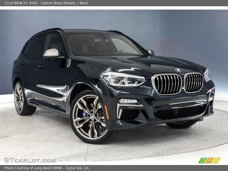 Carbon Black Metallic / Black 2019 BMW X3 M40i
