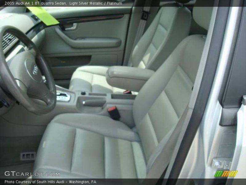 Light Silver Metallic / Platinum 2005 Audi A4 1.8T quattro Sedan