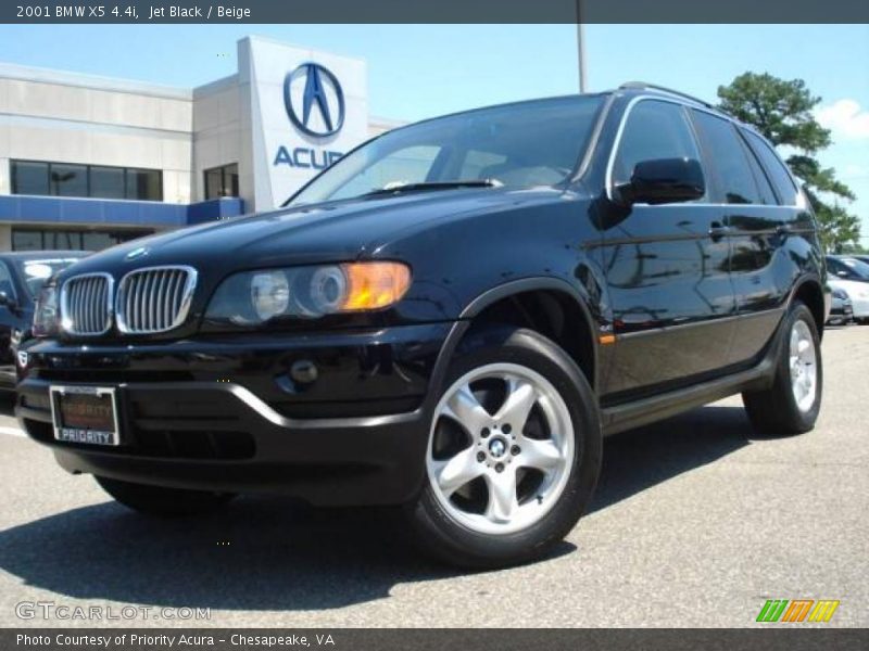 Jet Black / Beige 2001 BMW X5 4.4i