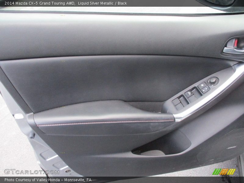 Liquid Silver Metallic / Black 2014 Mazda CX-5 Grand Touring AWD