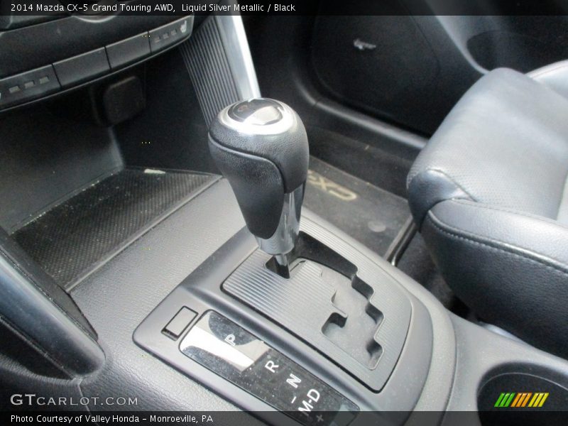 Liquid Silver Metallic / Black 2014 Mazda CX-5 Grand Touring AWD