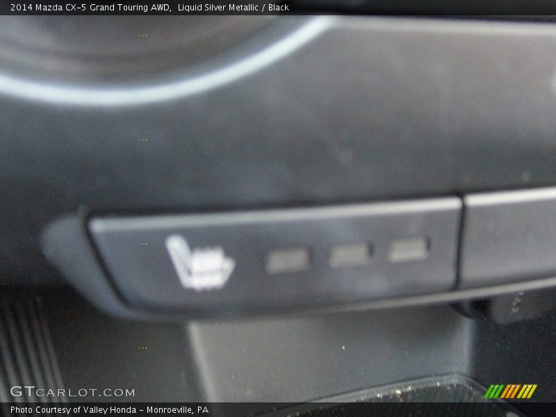 Liquid Silver Metallic / Black 2014 Mazda CX-5 Grand Touring AWD