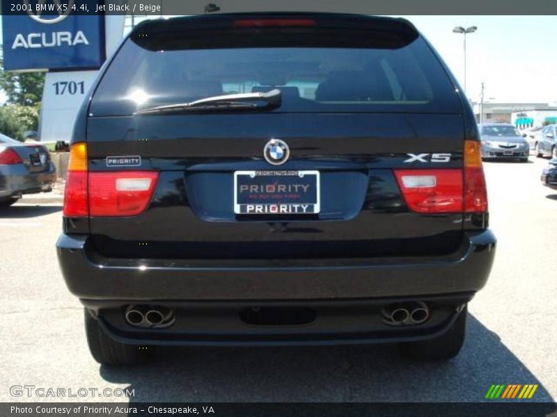 Jet Black / Beige 2001 BMW X5 4.4i
