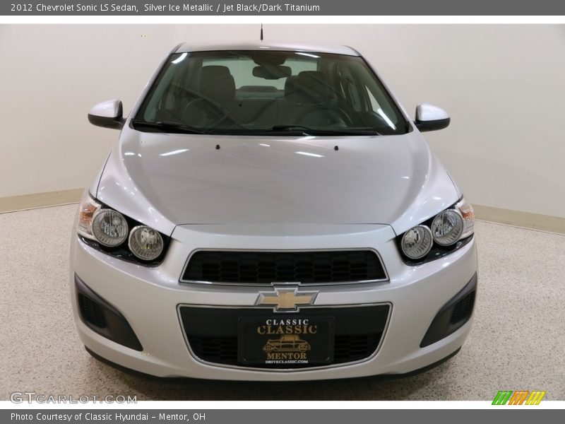 Silver Ice Metallic / Jet Black/Dark Titanium 2012 Chevrolet Sonic LS Sedan