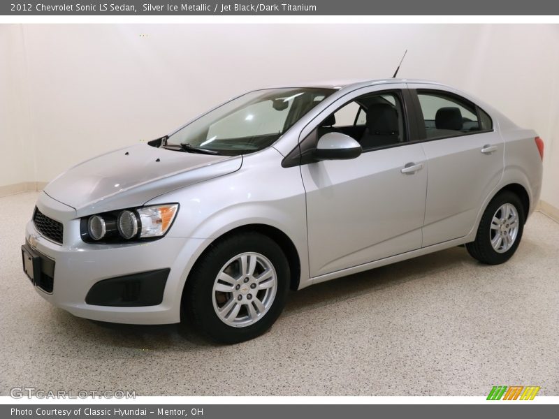 Silver Ice Metallic / Jet Black/Dark Titanium 2012 Chevrolet Sonic LS Sedan
