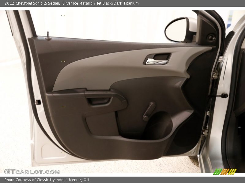 Silver Ice Metallic / Jet Black/Dark Titanium 2012 Chevrolet Sonic LS Sedan