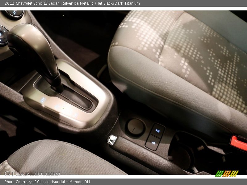 Silver Ice Metallic / Jet Black/Dark Titanium 2012 Chevrolet Sonic LS Sedan