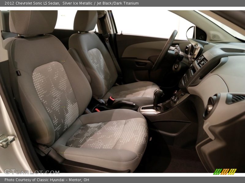 Silver Ice Metallic / Jet Black/Dark Titanium 2012 Chevrolet Sonic LS Sedan