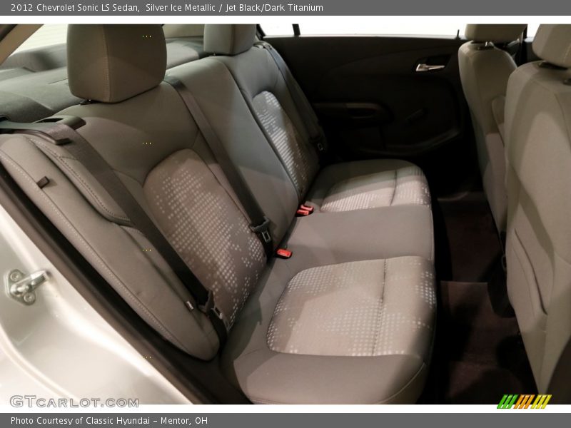 Silver Ice Metallic / Jet Black/Dark Titanium 2012 Chevrolet Sonic LS Sedan