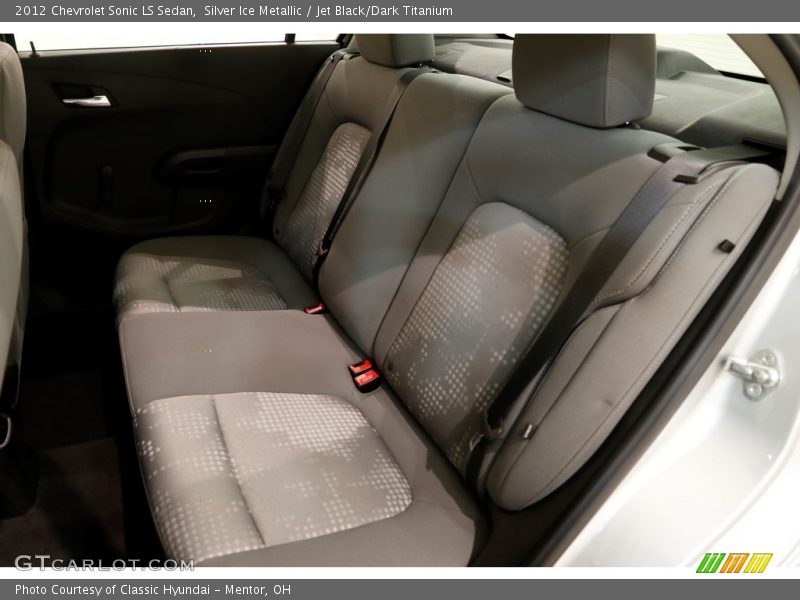 Silver Ice Metallic / Jet Black/Dark Titanium 2012 Chevrolet Sonic LS Sedan