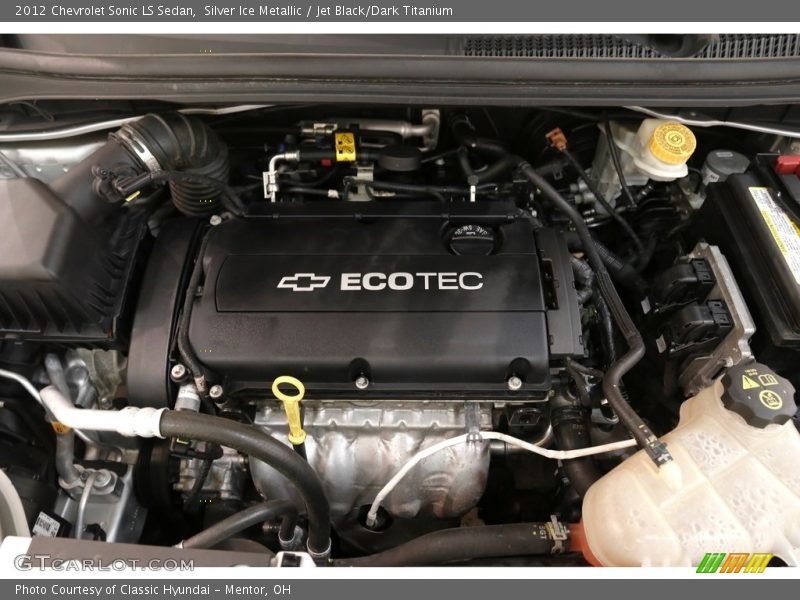 Silver Ice Metallic / Jet Black/Dark Titanium 2012 Chevrolet Sonic LS Sedan