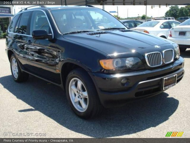 Jet Black / Beige 2001 BMW X5 4.4i