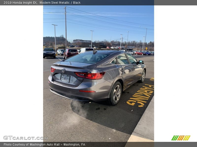 Modern Steel Metallic / Black 2019 Honda Insight EX