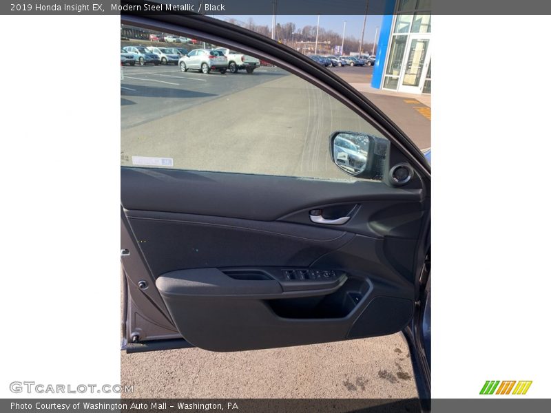 Modern Steel Metallic / Black 2019 Honda Insight EX