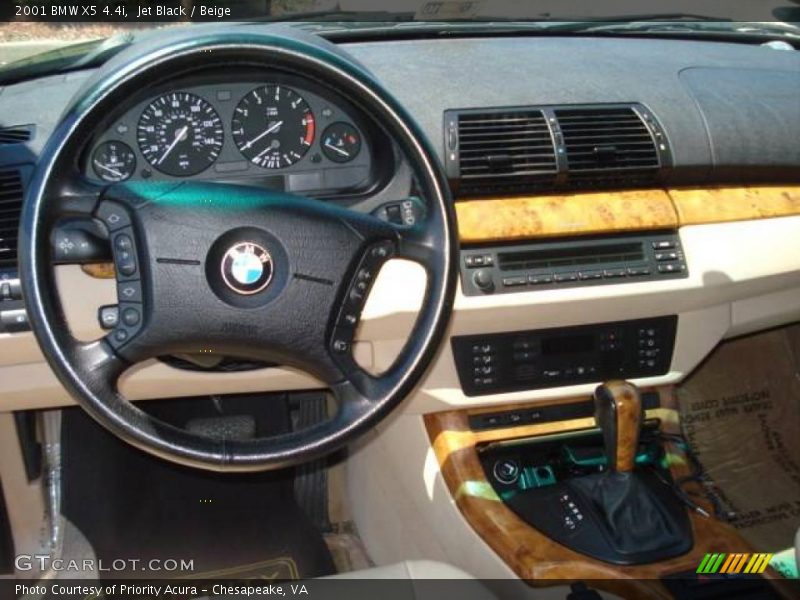 Jet Black / Beige 2001 BMW X5 4.4i