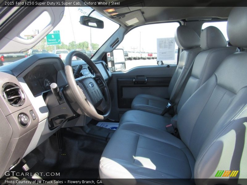 Oxford White / Steel 2015 Ford F250 Super Duty XL Super Cab