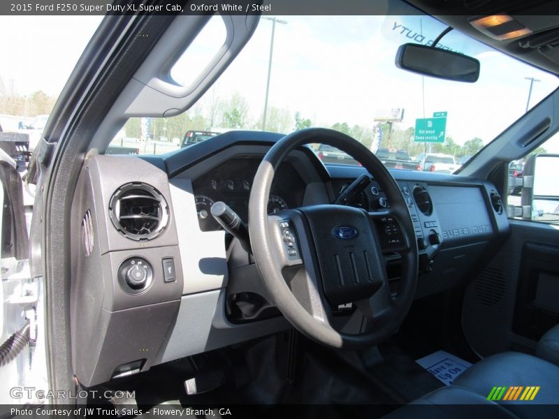 Oxford White / Steel 2015 Ford F250 Super Duty XL Super Cab