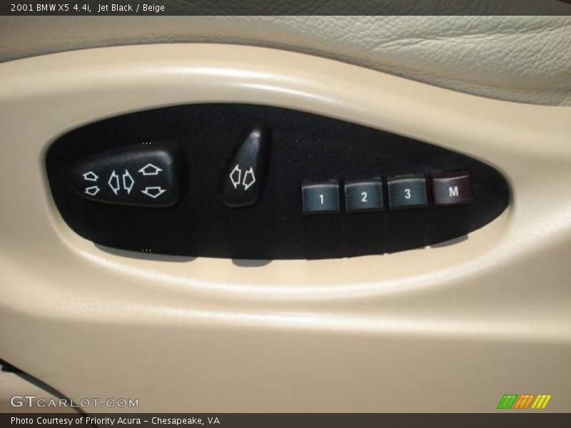 Jet Black / Beige 2001 BMW X5 4.4i