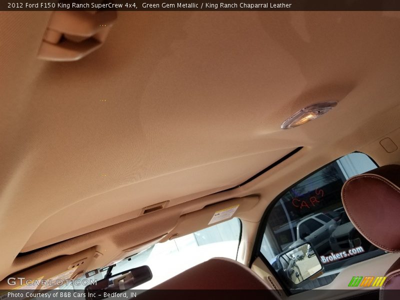 Green Gem Metallic / King Ranch Chaparral Leather 2012 Ford F150 King Ranch SuperCrew 4x4