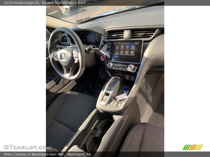 Modern Steel Metallic / Black 2019 Honda Insight EX