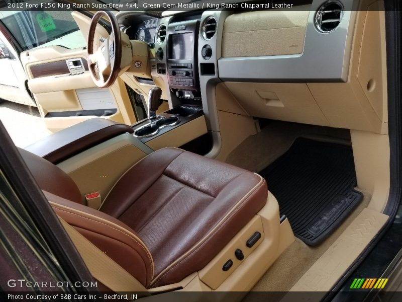 Green Gem Metallic / King Ranch Chaparral Leather 2012 Ford F150 King Ranch SuperCrew 4x4
