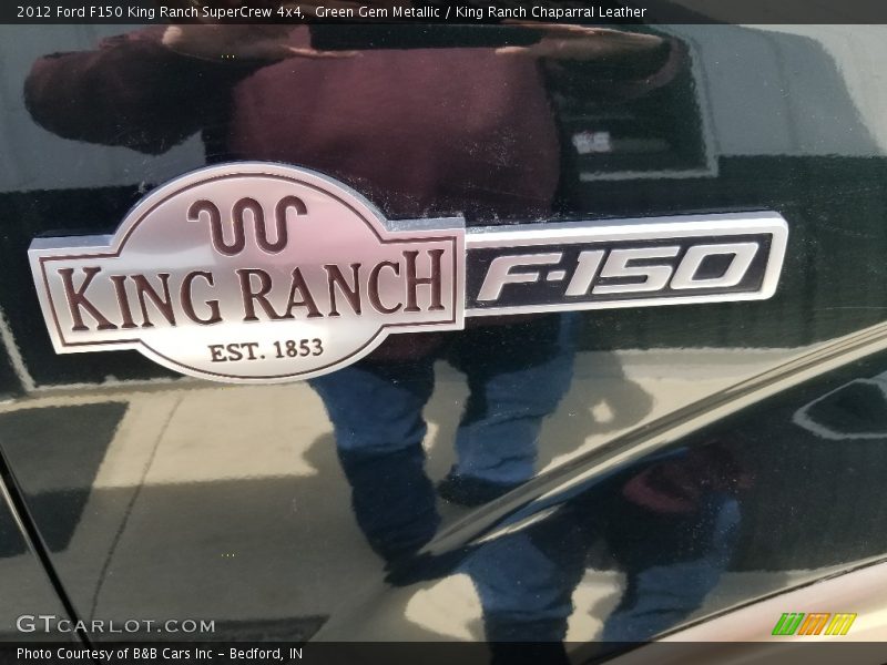 Green Gem Metallic / King Ranch Chaparral Leather 2012 Ford F150 King Ranch SuperCrew 4x4