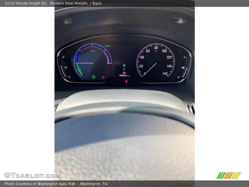 Modern Steel Metallic / Black 2019 Honda Insight EX