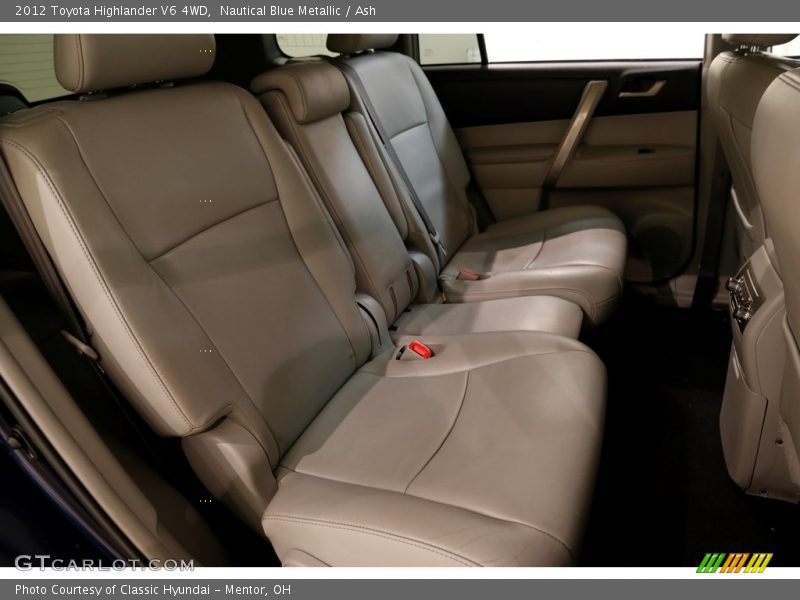 Nautical Blue Metallic / Ash 2012 Toyota Highlander V6 4WD