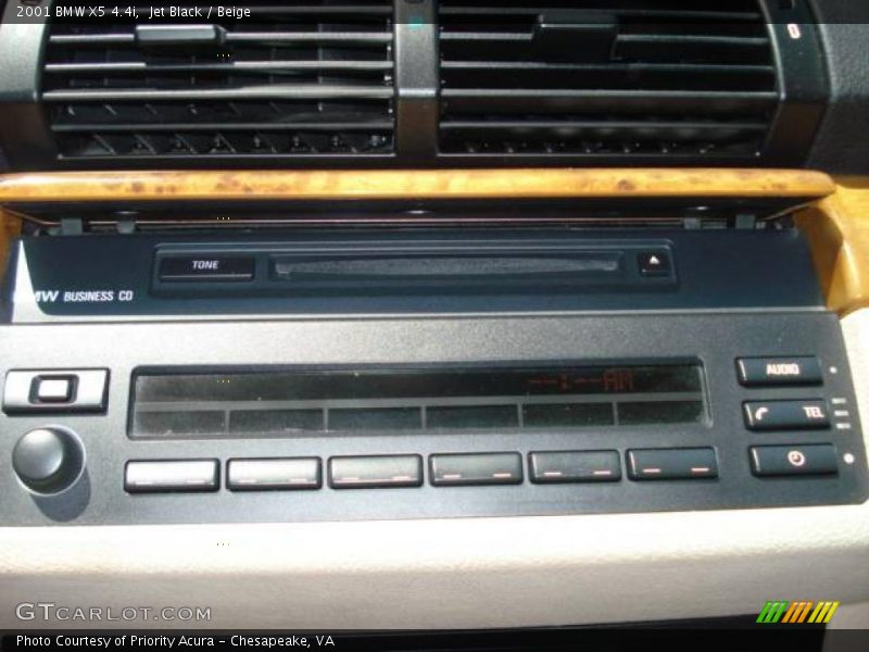 Jet Black / Beige 2001 BMW X5 4.4i