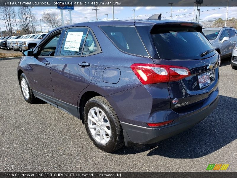 Storm Blue Metallic / Medium Ash Gray 2019 Chevrolet Equinox LS