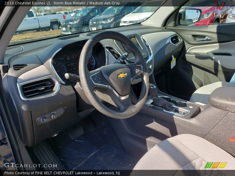 Storm Blue Metallic / Medium Ash Gray 2019 Chevrolet Equinox LS