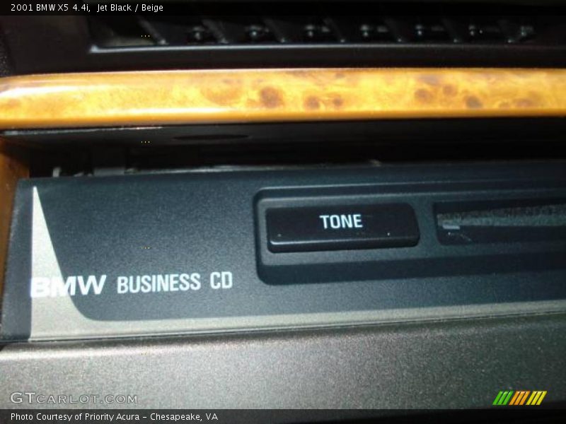 Jet Black / Beige 2001 BMW X5 4.4i