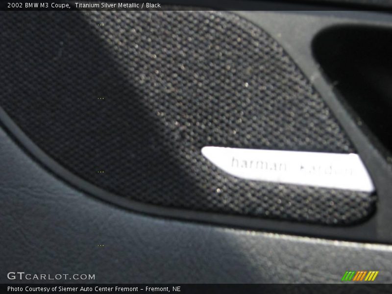 Titanium Silver Metallic / Black 2002 BMW M3 Coupe