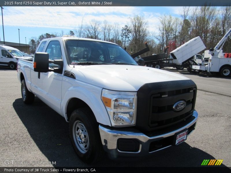 Oxford White / Steel 2015 Ford F250 Super Duty XL Super Cab