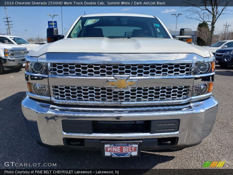 Summit White / Dark Ash/Jet Black 2019 Chevrolet Silverado 2500HD Work Truck Double Cab