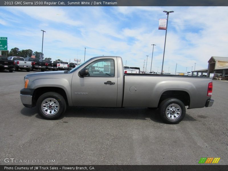 Summit White / Dark Titanium 2013 GMC Sierra 1500 Regular Cab