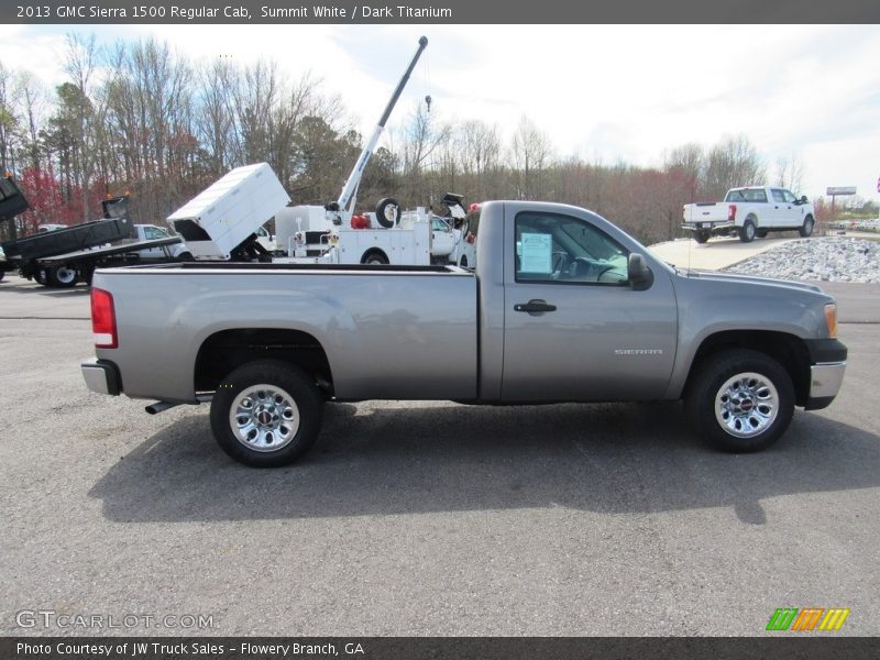 Summit White / Dark Titanium 2013 GMC Sierra 1500 Regular Cab