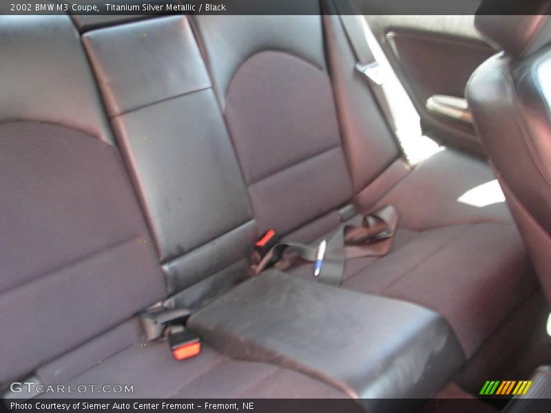 Titanium Silver Metallic / Black 2002 BMW M3 Coupe