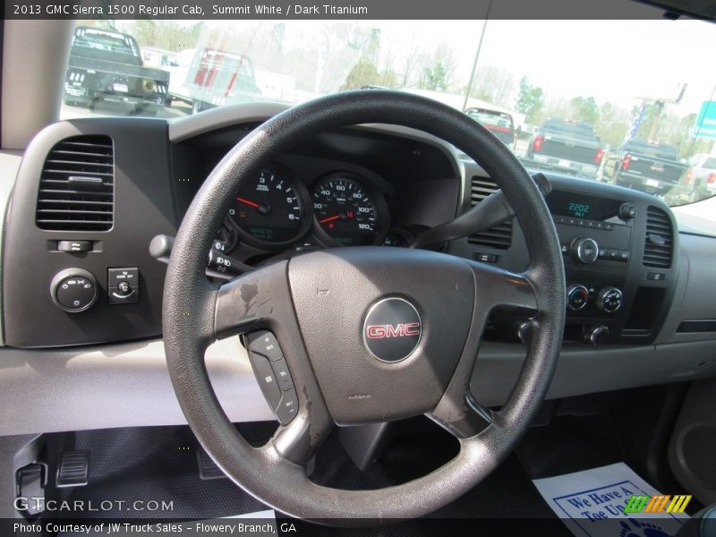 Summit White / Dark Titanium 2013 GMC Sierra 1500 Regular Cab