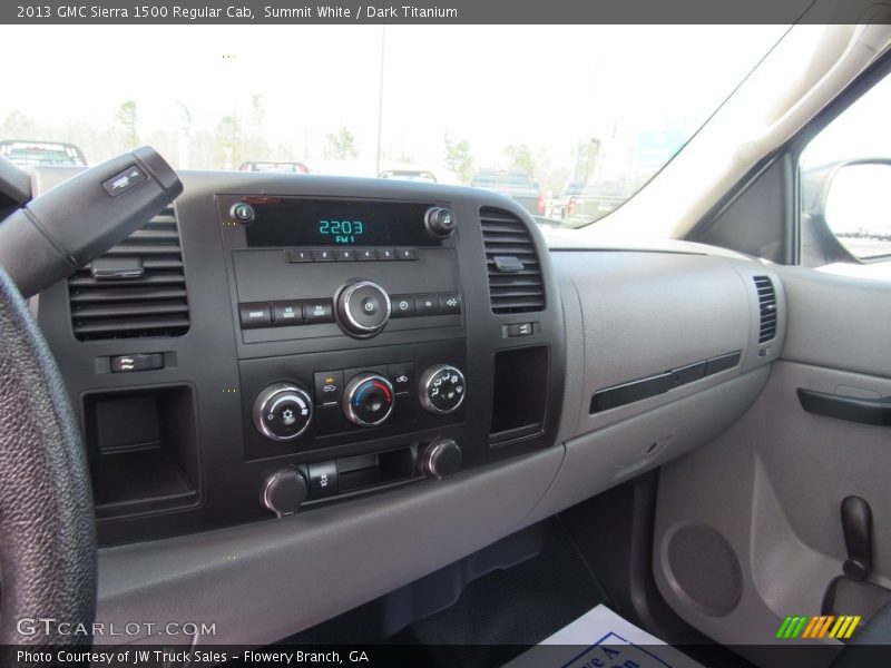 Summit White / Dark Titanium 2013 GMC Sierra 1500 Regular Cab