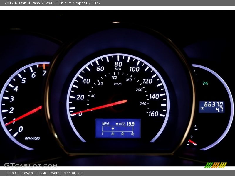 Platinum Graphite / Black 2012 Nissan Murano SL AWD